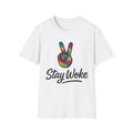 Stay Woke Tie-Dye T-Shirt, Unisex Trendy Tee, Positive Vibes Shirt, Gift [...] Unisex T-shirt, Sweatshirt, Hoodie, Long Sleeve Tee - T-Shirt, Sweatshirt, Hoodie