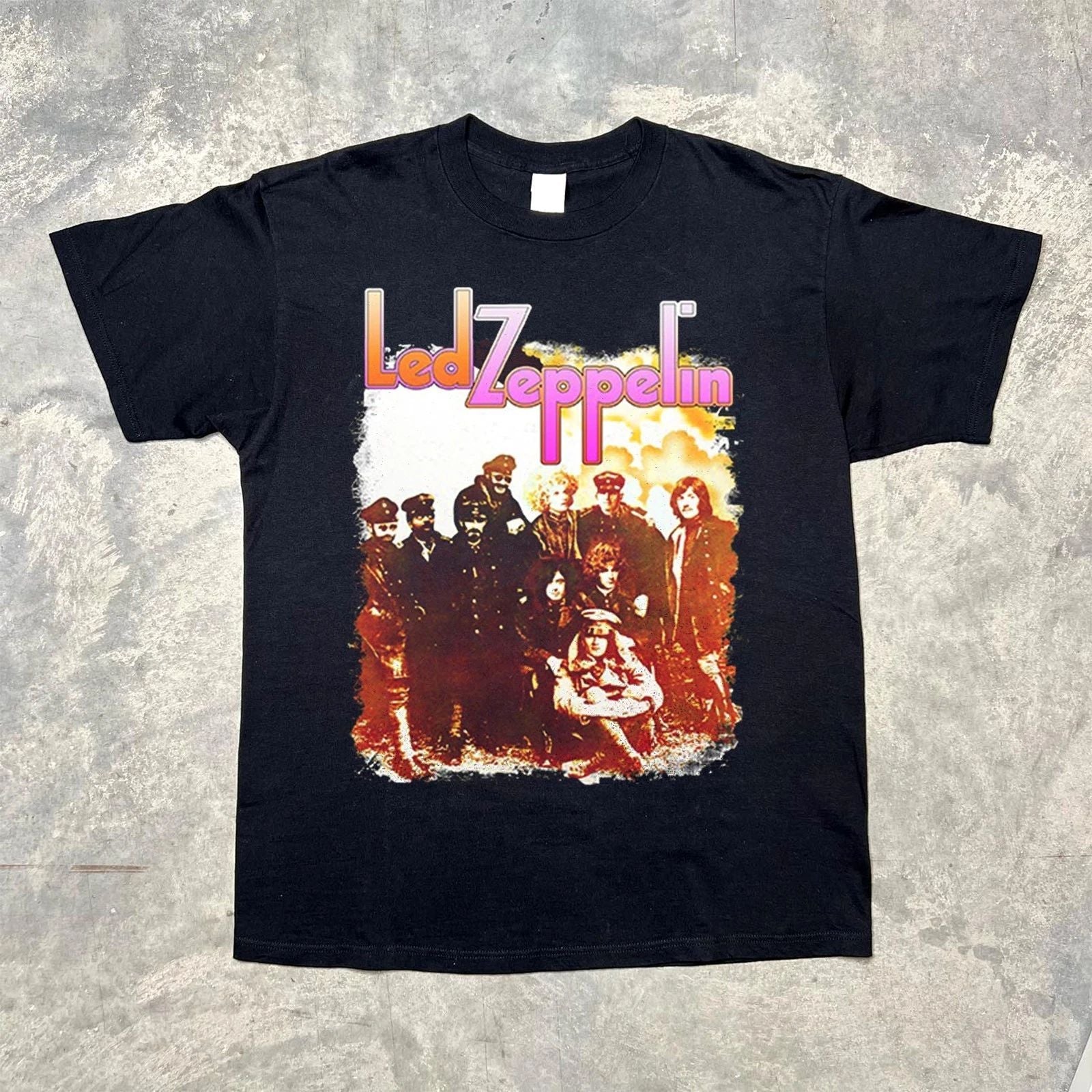 Led Zeppelin II Album Rock Band Black Unisex T-shirt Size S-5XL Unisex T-shirt, Sweatshirt, Hoodie, Long Sleeve Tee - T-Shirt, Sweatshirt, Hoodie
