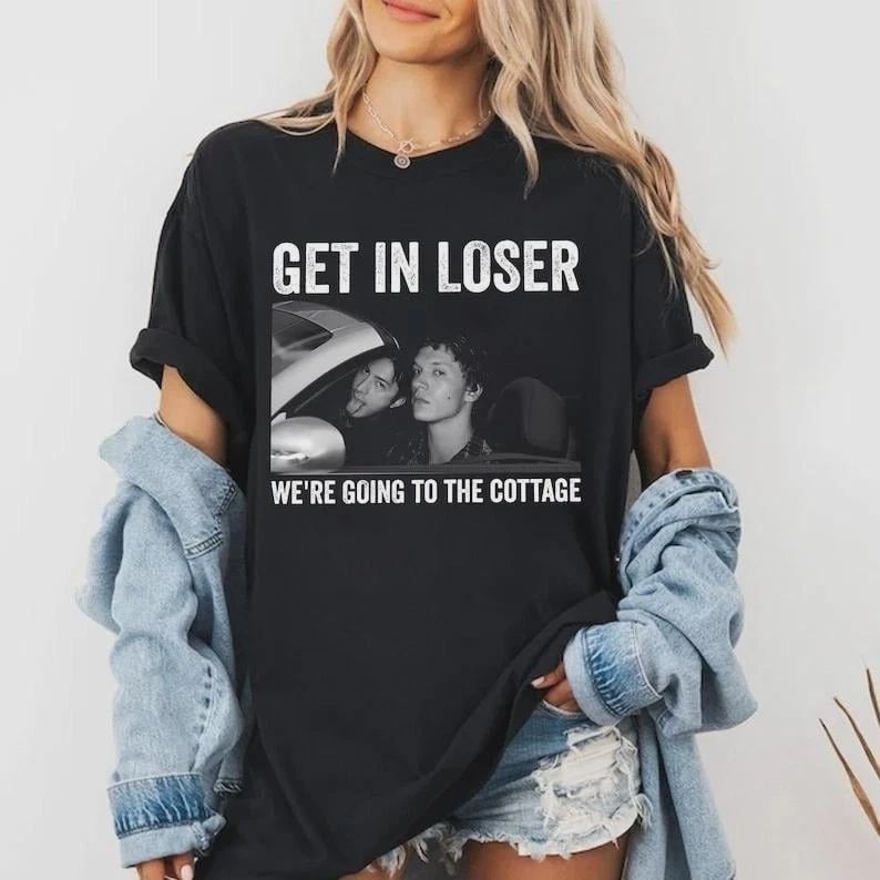 Get In Loser We're Going To The Cottage Shirt, Ilya Rozanov and Shane Hollander Unisex T-shirt, Sweatshirt, Hoodie, Long Sleeve Tee - T-Shirt, Sweatshirt, Hoodie