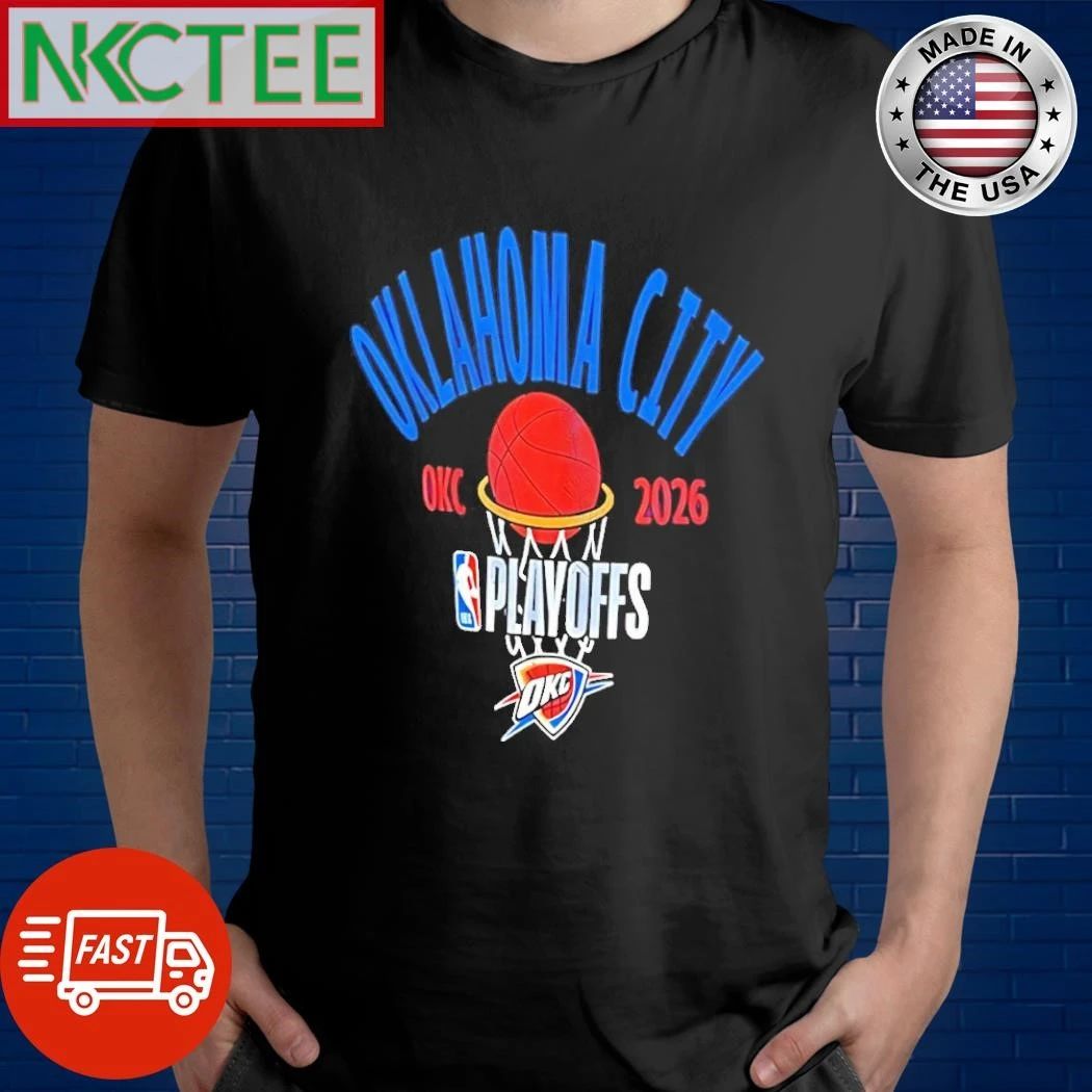Oklahoma City Thunder Basketball 2026 Playoff Participant Stand Logo shirt Unisex T-shirt, Sweatshirt, Hoodie, Long Sleeve Tee - T-Shirt, Sweatshirt, Hoodie