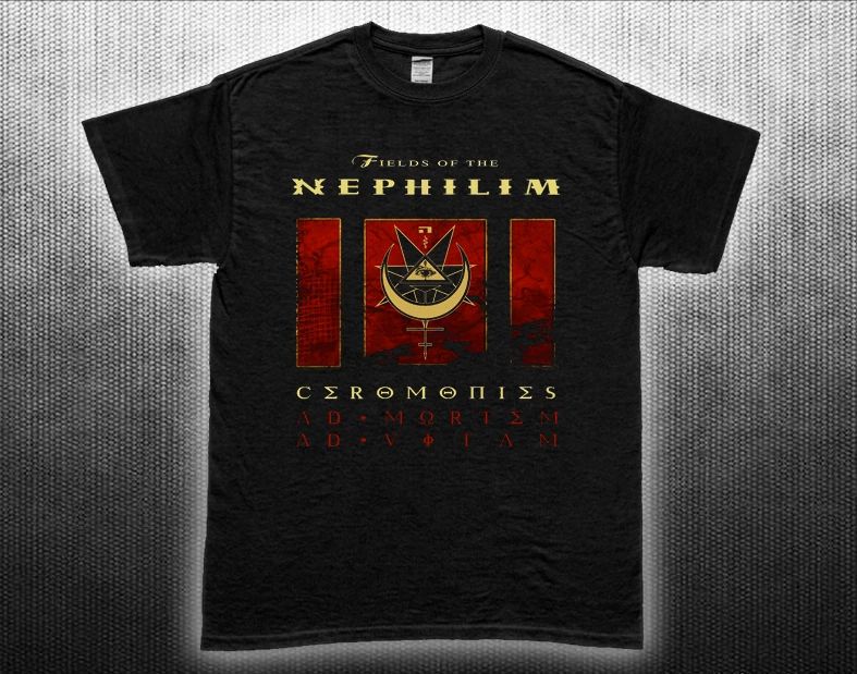 Fields of Nephilim Ceremonies T-shirt T shirt Tee Man Woman Goth Unisex T-shirt, Sweatshirt, Hoodie, Long Sleeve Tee - T-Shirt, Sweatshirt, Hoodie