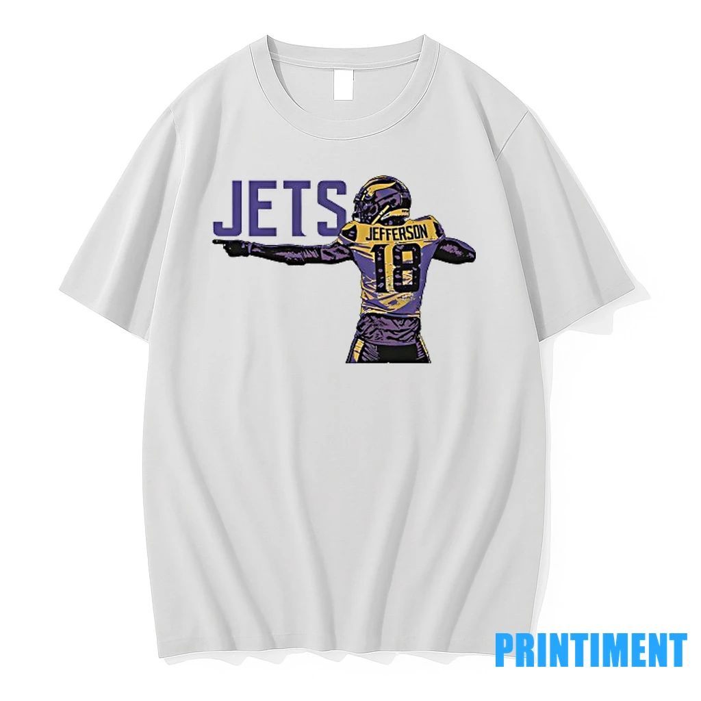 Justin Jefferson Jets Minnesota Vikings Football Graphic Tshirts Sweater Unisex T-shirt, Sweatshirt, Hoodie, Long Sleeve Tee - T-Shirt, Sweatshirt, Hoodie