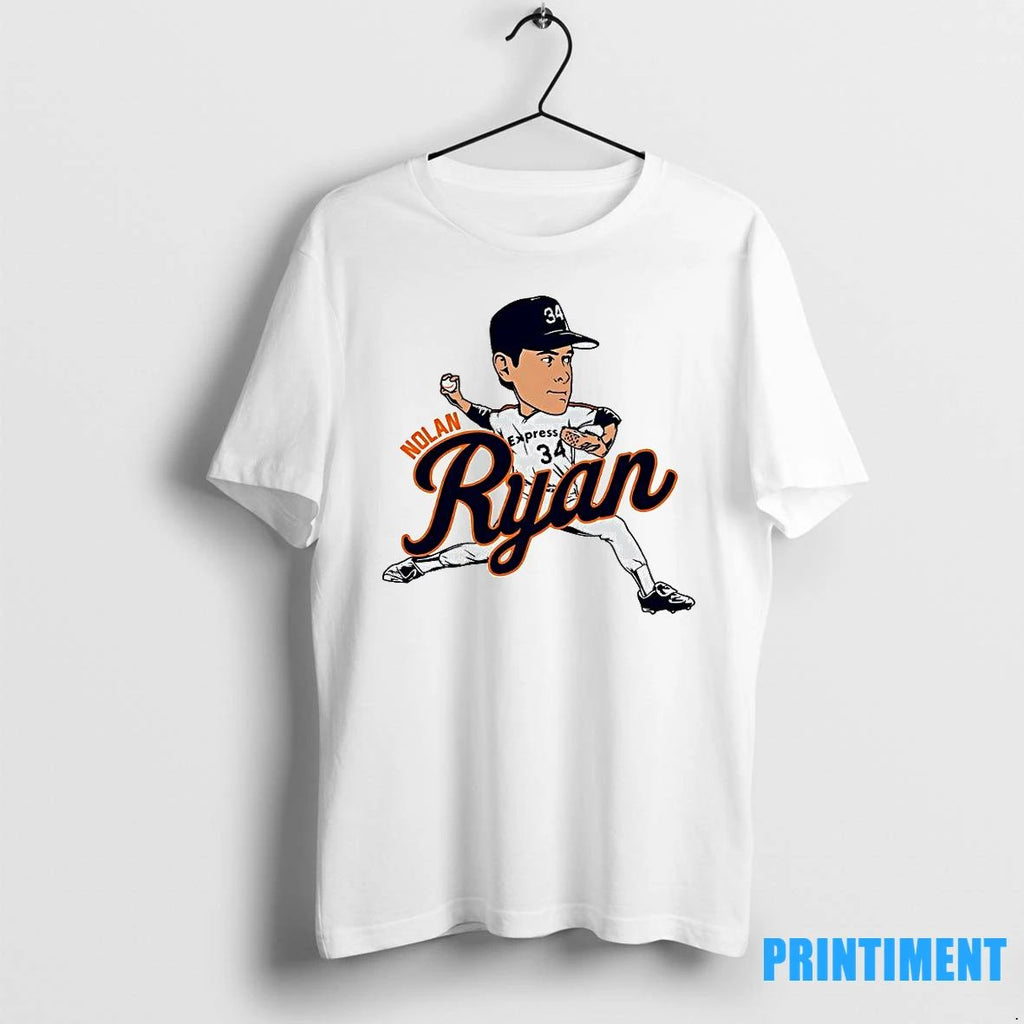 Nolan Ryan Houston Astro Caricature Playing Baseball Tshirts Sweater Unisex T-shirt, Sweatshirt, Hoodie, Long Sleeve Tee - T-Shirt, Sweatshirt, Hoodie