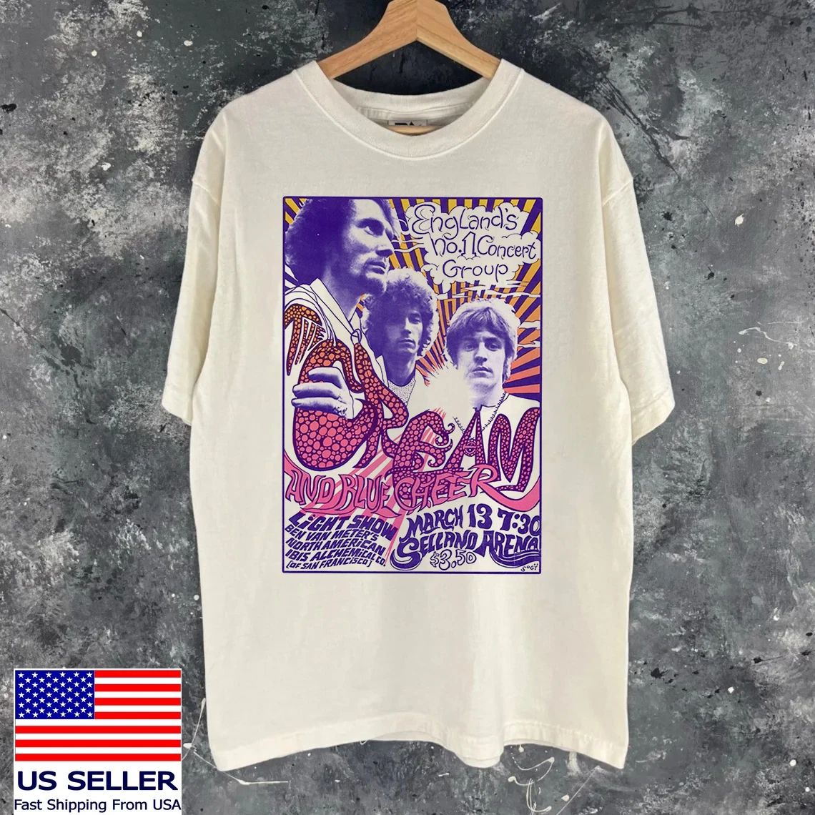 Cream Band The Music Of Cream T Shirt Full Size S-5XL SS628 Unisex T-shirt, Sweatshirt, Hoodie, Long Sleeve Tee - T-Shirt, Sweatshirt, Hoodie