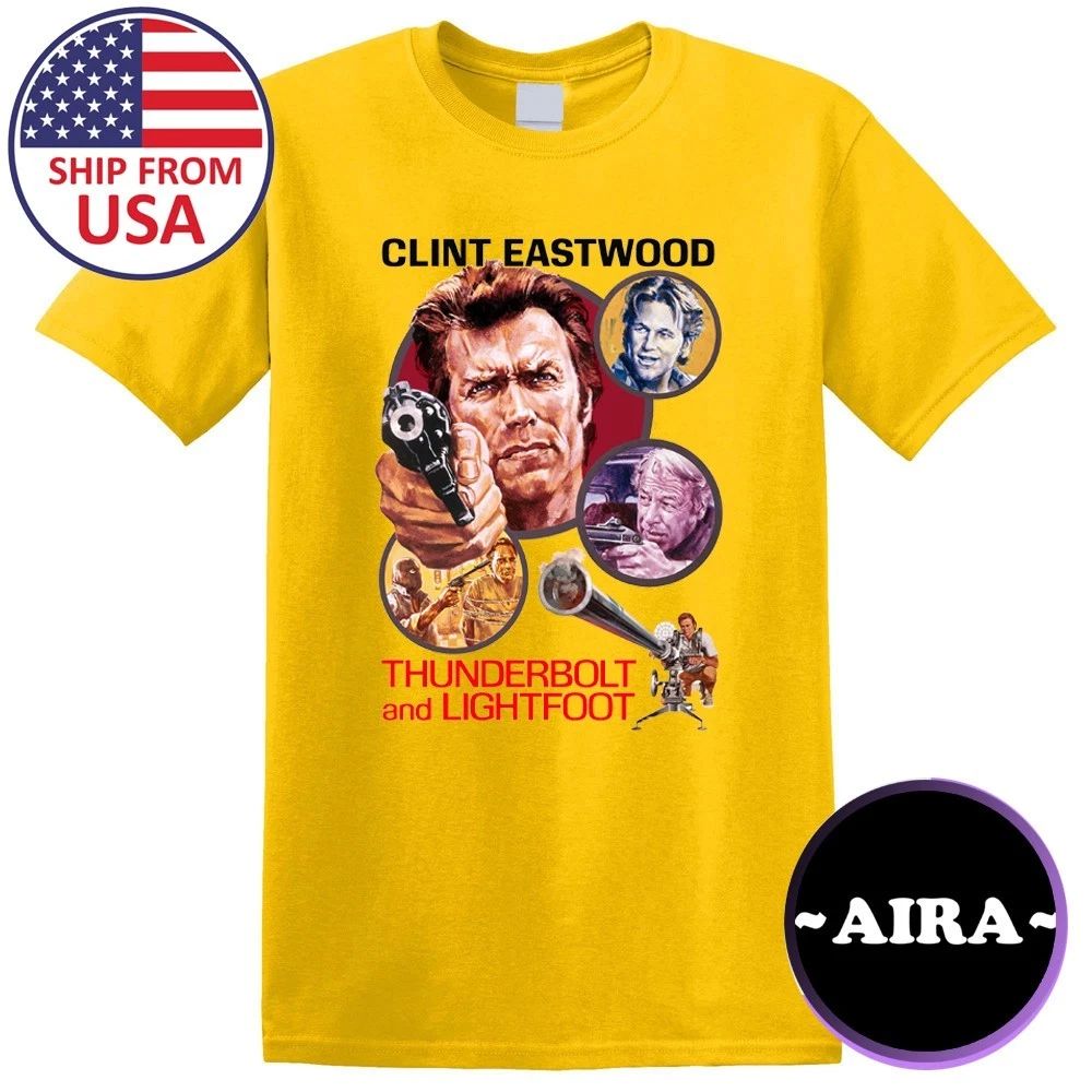 Thuderbolt and Lightfoot Clint Eastwood Movie Men's Yellow Size S-5XL Unisex T-shirt, Sweatshirt, Hoodie, Long Sleeve Tee - T-Shirt, Sweatshirt, Hoodie