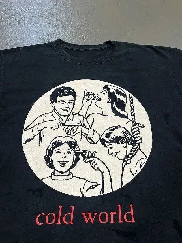 2000S Cold World Family Band T-Shirt Size S-5Xl Cotton Black  MI936 Unisex T-shirt, Sweatshirt, Hoodie, Long Sleeve Tee - T-Shirt, Sweatshirt, Hoodie