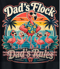 Dads flock dad rules Flamingo shirt Unisex T-shirt, Sweatshirt, Hoodie, Long Sleeve Tee - T-Shirt, Sweatshirt, Hoodie