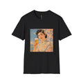 Vintage Japanese Woman Holding Beer T-Shirt | Sakura Kimono Retro Art Unisex T-shirt, Sweatshirt, Hoodie, Long Sleeve Tee - T-Shirt, Sweatshirt, Hoodie