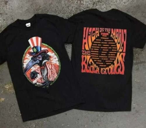 The Black Crowes High As The Moon Tour Unisex Graphic T Shirt Unisex T-shirt, Sweatshirt, Hoodie, Long Sleeve Tee - T-Shirt, Sweatshirt, Hoodie