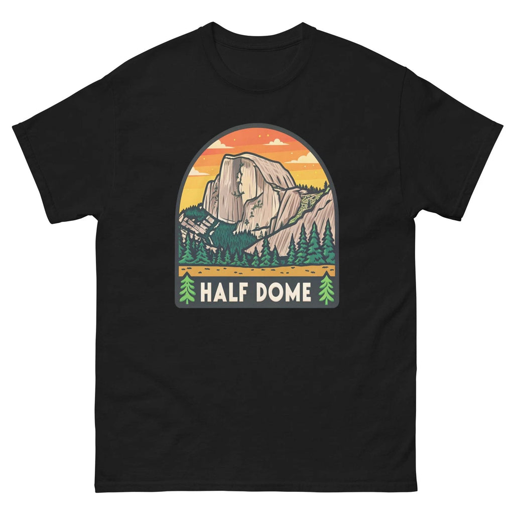 Half Dome Mountain Attraction Landmark Travel T-Shirt Unisex T-shirt, Sweatshirt, Hoodie, Long Sleeve Tee - T-Shirt, Sweatshirt, Hoodie