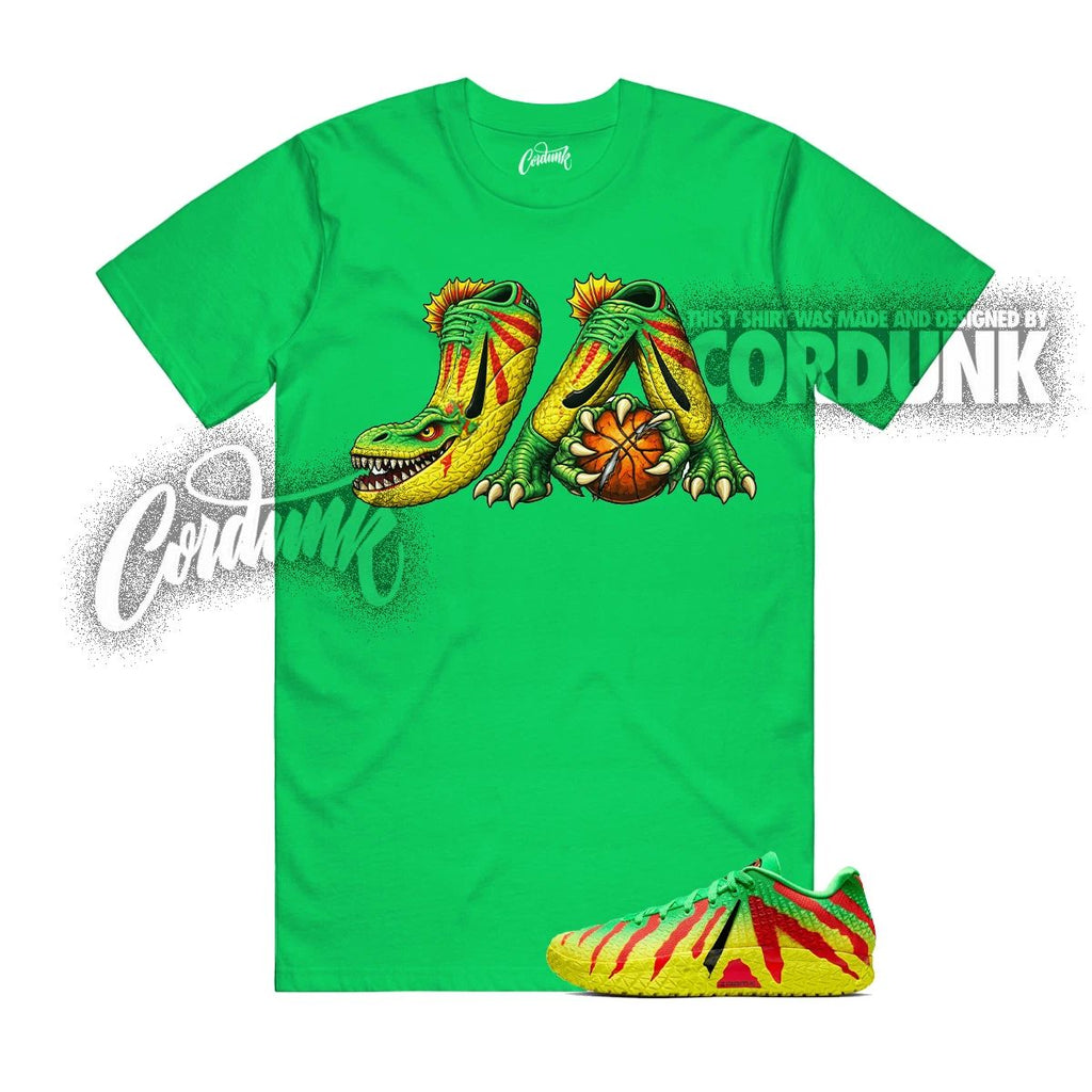 Ja 3 Explorer Green Spark Black University Red Dynamic Yellow T Shirt Match JA Unisex T-shirt, Sweatshirt, Hoodie, Long Sleeve Tee - T-Shirt, Sweatshirt, Hoodie