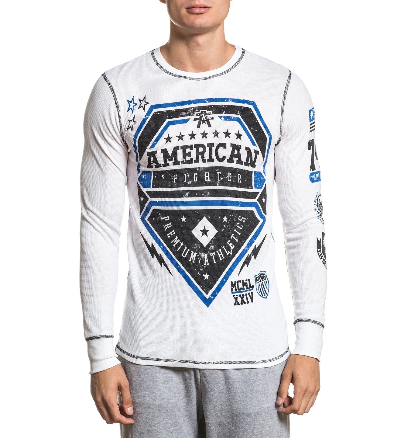 AMERICAN FIGHTER PRESCOTT STUDIO Men's T-Shirt L/S Unisex T-shirt, Sweatshirt, Hoodie, Long Sleeve Tee - T-Shirt, Sweatshirt, Hoodie