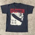 Led Zeppelin Album Rock Band 1969, Unisex Black T-shirt, Sizes S-5XL Unisex T-shirt, Sweatshirt, Hoodie, Long Sleeve Tee - T-Shirt, Sweatshirt, Hoodie