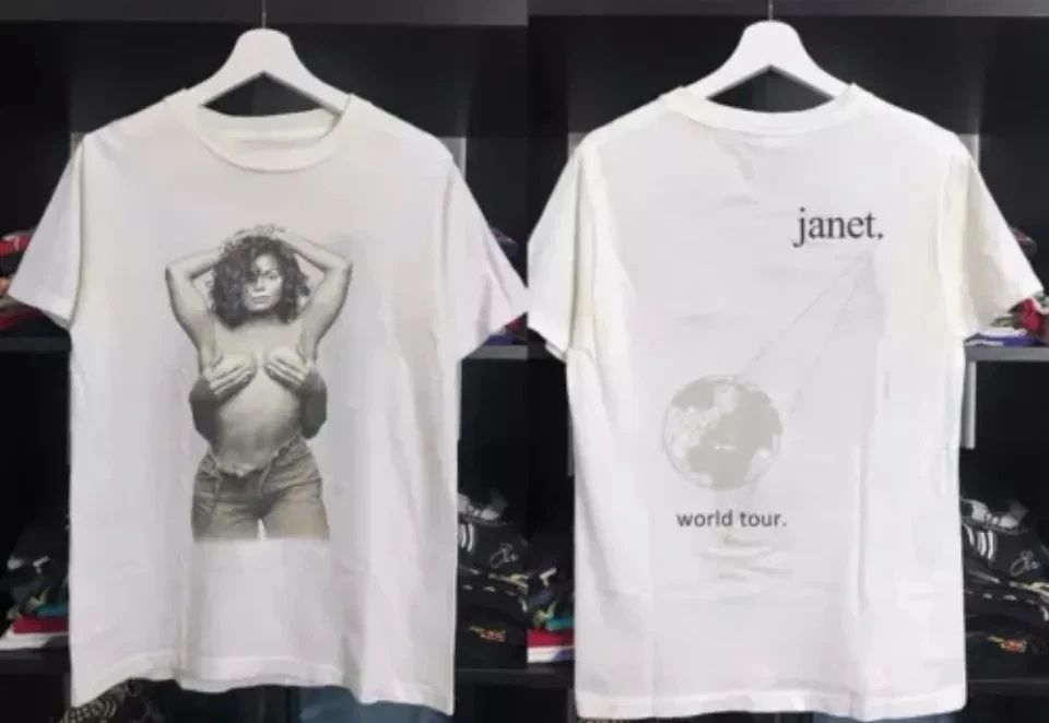 Vintage 1993 JANET JACKSON Tour T-Shirt Cotton Unisex For Fans Unisex T-shirt, Sweatshirt, Hoodie, Long Sleeve Tee - T-Shirt, Sweatshirt, Hoodie