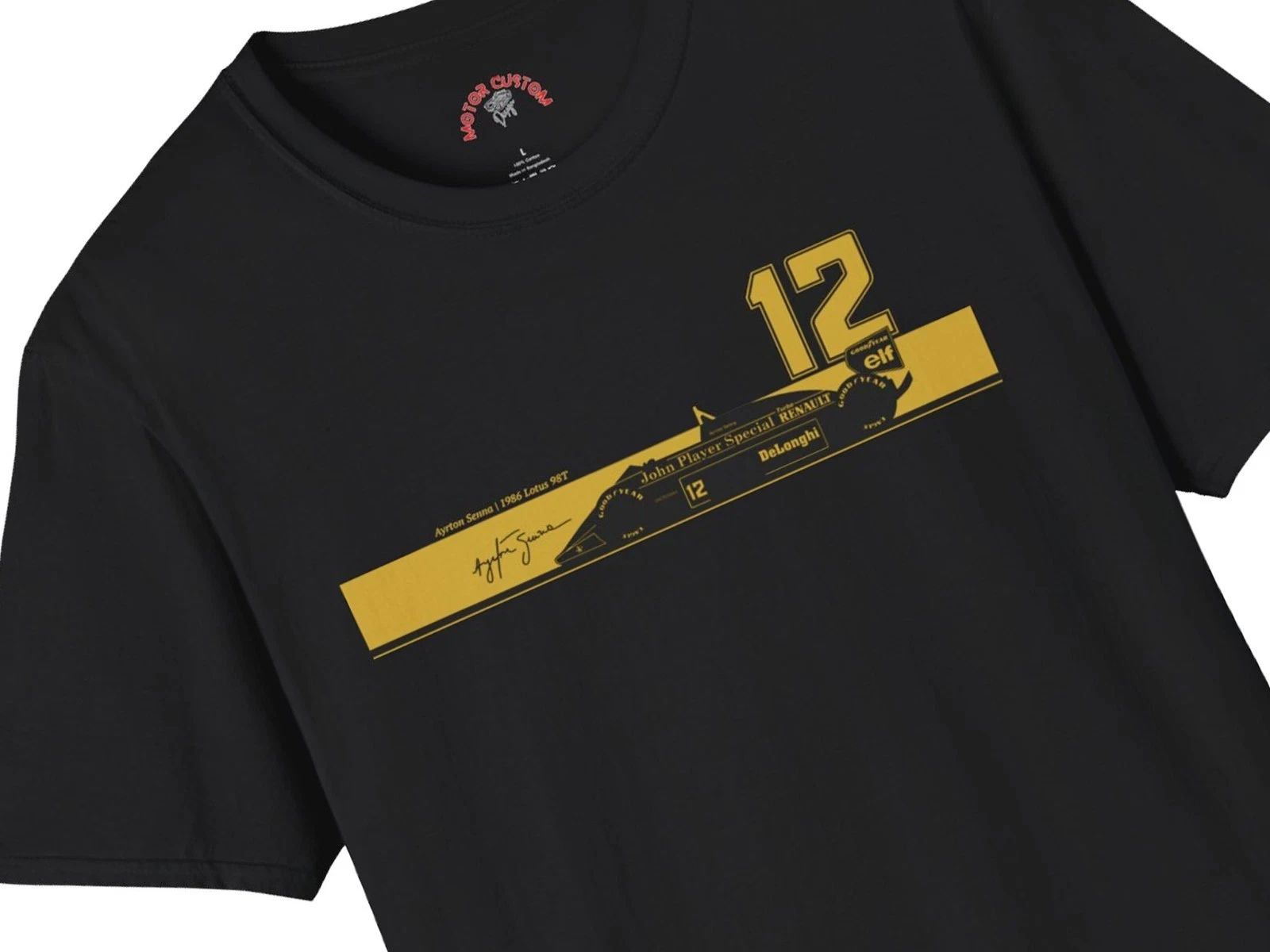 Ayrton Senna JPS F1 Lotus T-Shirt Classic Car Tee Race Car Formula 1 Dad Gift Unisex T-shirt, Sweatshirt, Hoodie, Long Sleeve Tee - T-Shirt, Sweatshirt, Hoodie