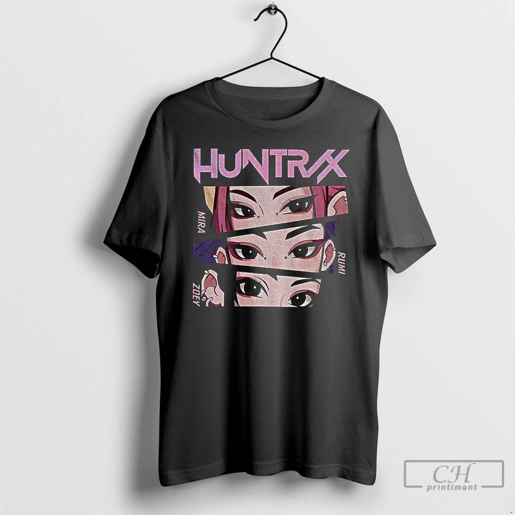 Classic Ria Rumi Zoey Kpop Demon Hunters Huntrix Girl Band T Shirts Unisex T-shirt, Sweatshirt, Hoodie, Long Sleeve Tee - T-Shirt, Sweatshirt, Hoodie