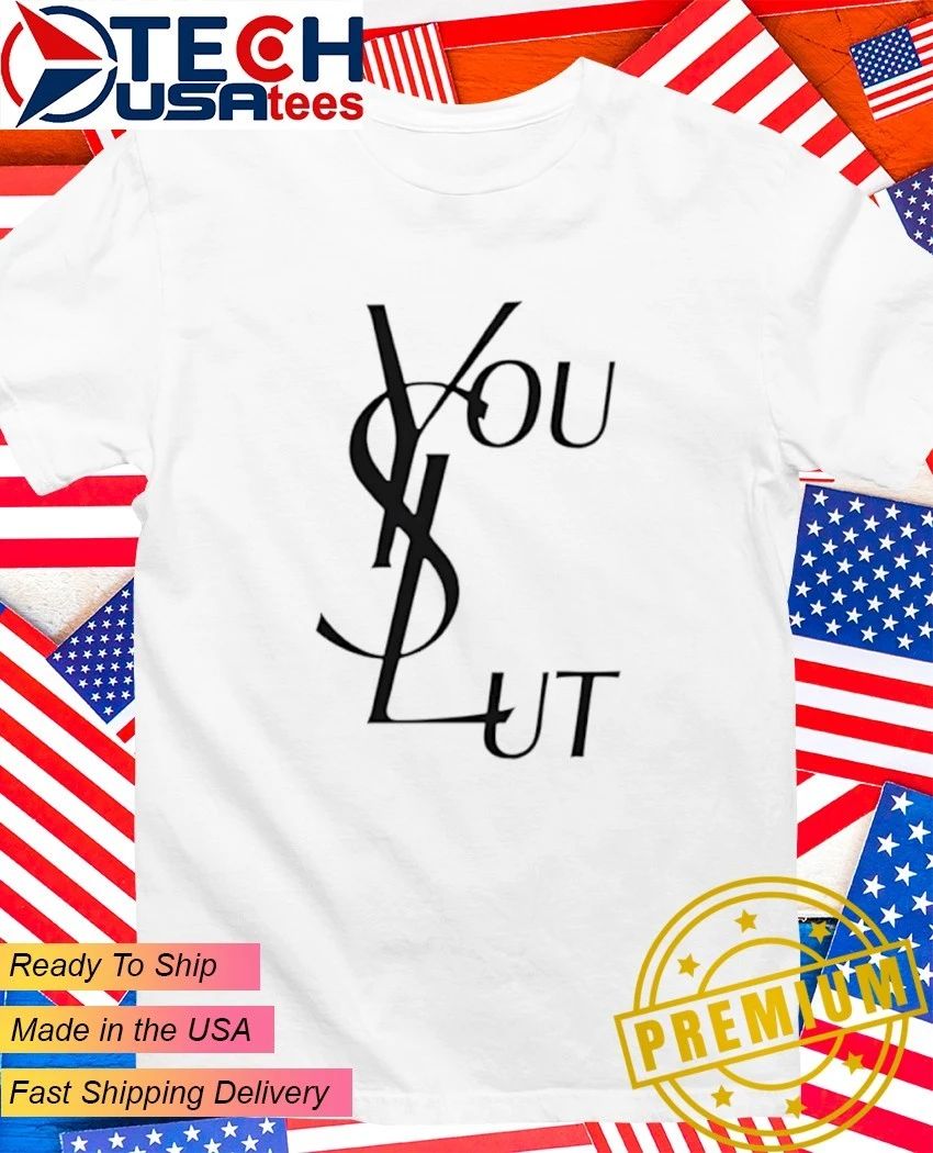 You slut logo parody shirt Unisex T-shirt, Sweatshirt, Hoodie, Long Sleeve Tee - T-Shirt, Sweatshirt, Hoodie
