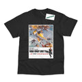 Retro Movie Poster Inspired By James Bond You Only Live Twice DTG Print T-Shirt Unisex T-shirt, Sweatshirt, Hoodie, Long Sleeve Tee - T-Shirt, Sweatshirt, Hoodie