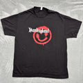 Banksyland Shirt Mens Large Black Red Graphic Graffiti Artist Banksy Street Unisex T-shirt, Sweatshirt, Hoodie, Long Sleeve Tee - T-Shirt, Sweatshirt, Hoodie