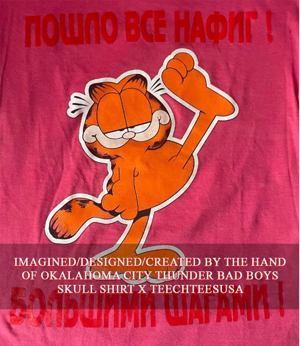 Orange Cat everything has gone to hell in big steps shirt Unisex T-shirt, Sweatshirt, Hoodie, Long Sleeve Tee - T-Shirt, Sweatshirt, Hoodie