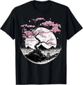 Japanese Sakura Garden Geisha Mount Fuji Cherry Blossom T-Shirt Unisex T-shirt, Sweatshirt, Hoodie, Long Sleeve Tee - T-Shirt, Sweatshirt, Hoodie