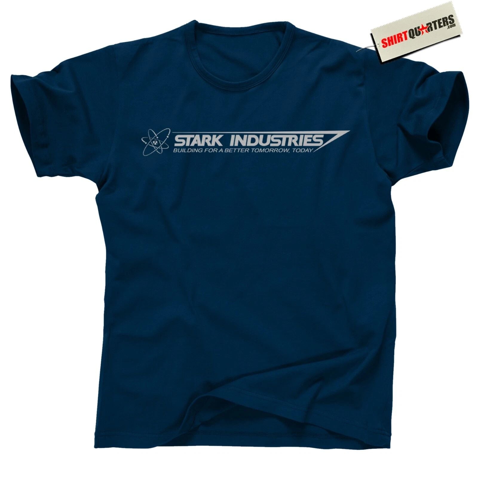 Stark Industries T Shirt  Building a Better Tomorrow Retro Style Tech Logo Tee Unisex T-shirt, Sweatshirt, Hoodie, Long Sleeve Tee - T-Shirt, Sweatshirt, Hoodie
