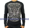 Affliction Fedor Emelianenko Warbird A1091 New Long Sleeve MMA Thermal for Men Unisex T-shirt, Sweatshirt, Hoodie, Long Sleeve Tee - T-Shirt, Sweatshirt, Hoodie