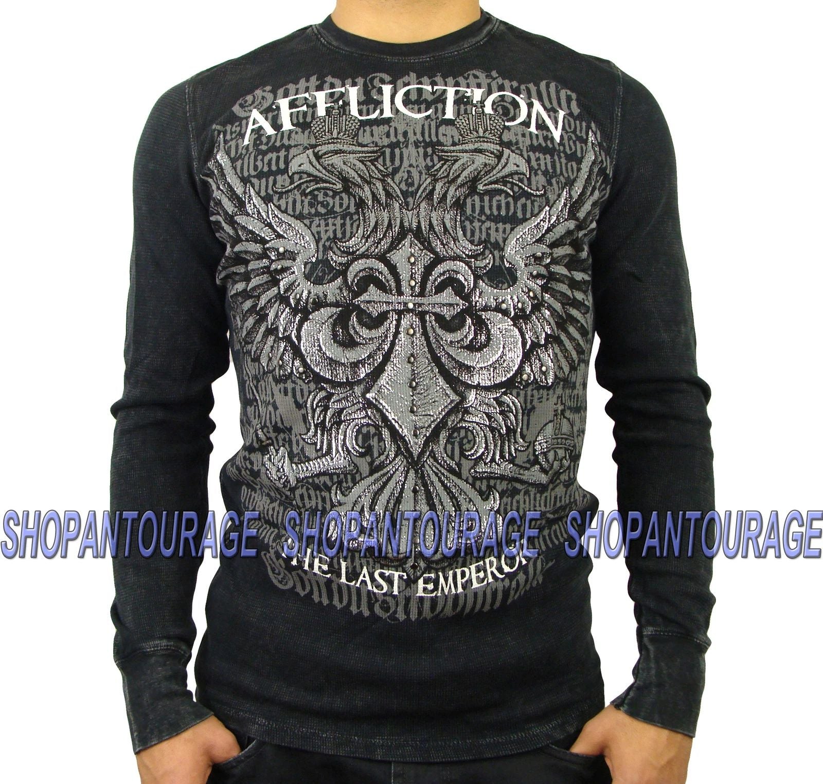 Affliction Fedor Emelianenko Warbird A1091 New Long Sleeve MMA Thermal for Men Unisex T-shirt, Sweatshirt, Hoodie, Long Sleeve Tee - T-Shirt, Sweatshirt, Hoodie