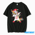 Dabbing Rainbow Unicorn Christmas Party Tshirts Sweater Unisex T-shirt, Sweatshirt, Hoodie, Long Sleeve Tee - T-Shirt, Sweatshirt, Hoodie
