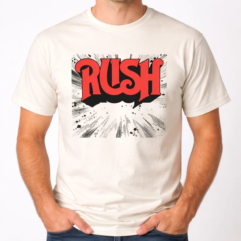 Rush Starburst Logo T Shirt Mens Rock N Roll Music Classic Concert Band Tee Unisex T-shirt, Sweatshirt, Hoodie, Long Sleeve Tee - T-Shirt, Sweatshirt, Hoodie