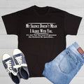 My Silence Doesn't Mean I Agree Sarcastic Humor Graphic Novelty Funny T Shirt Unisex T-shirt, Sweatshirt, Hoodie, Long Sleeve Tee - T-Shirt, Sweatshirt, Hoodie