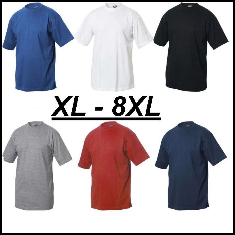 Plus Size Mens Jersey T-Shirt Cotton Big Size Over Size no Maxfort Unisex T-shirt, Sweatshirt, Hoodie, Long Sleeve Tee - T-Shirt, Sweatshirt, Hoodie