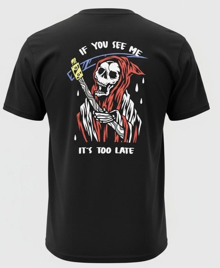 Cactus Skull Shirt Mens Large Black Graphic Tee Grim Reaper Streetwear Gothic Unisex T-shirt, Sweatshirt, Hoodie, Long Sleeve Tee - T-Shirt, Sweatshirt, Hoodie