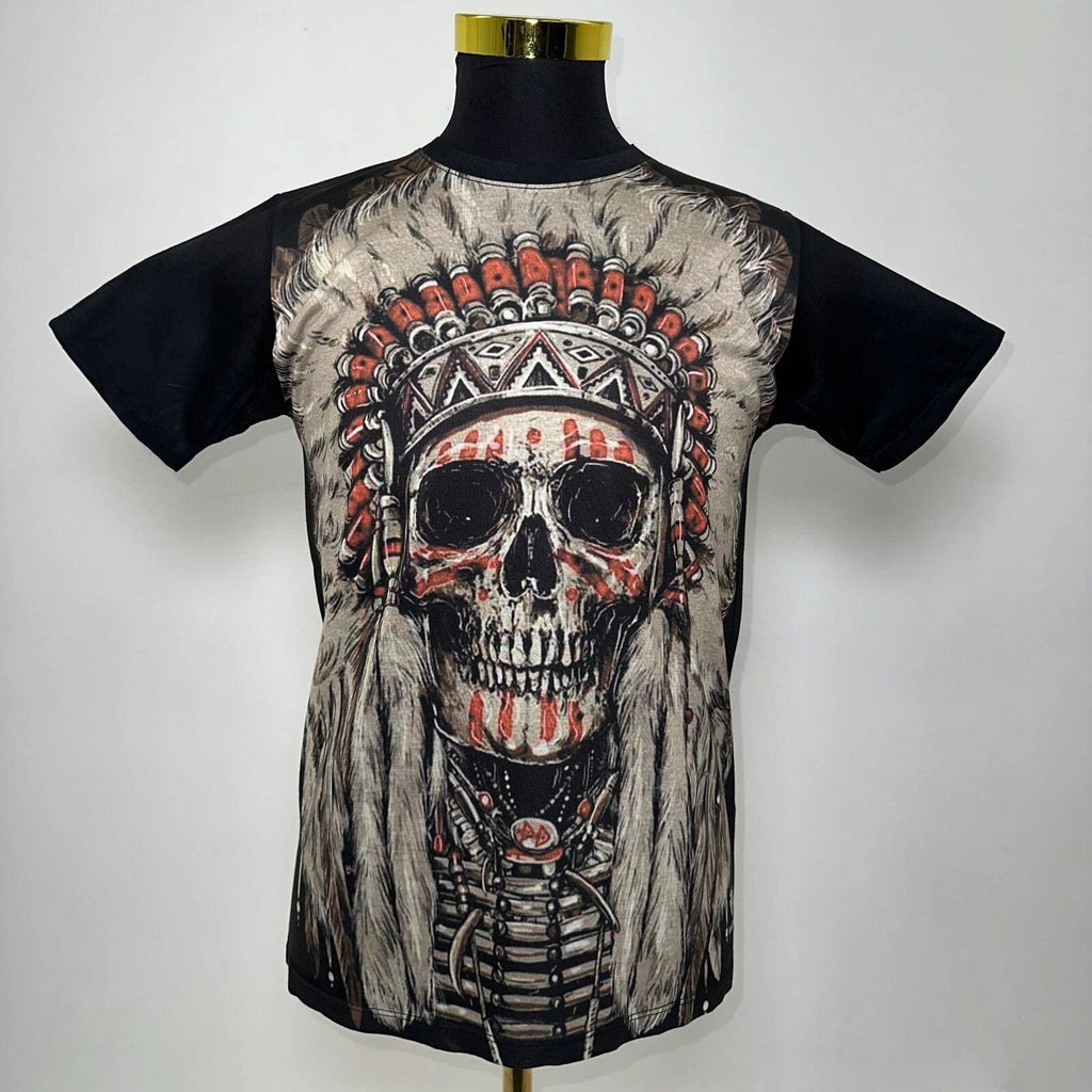Indian Chief Tribal T-Shirt Abstract Urban Fashion Street Wear Black Size: M/L/X Unisex T-shirt, Sweatshirt, Hoodie, Long Sleeve Tee - T-Shirt, Sweatshirt, Hoodie