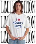 I love hockey boys Off-Campus shirt Unisex T-shirt, Sweatshirt, Hoodie, Long Sleeve Tee - T-Shirt, Sweatshirt, Hoodie