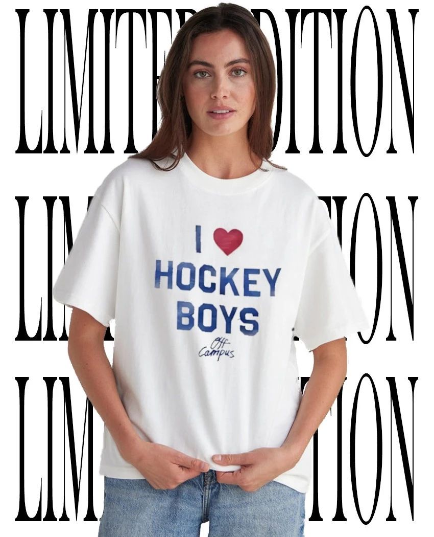 I love hockey boys Off-Campus shirt Unisex T-shirt, Sweatshirt, Hoodie, Long Sleeve Tee - T-Shirt, Sweatshirt, Hoodie