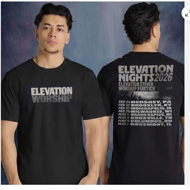 Elevation Worship Elevation Nights Tour Unisex T-Shirt Unisex T-shirt, Sweatshirt, Hoodie, Long Sleeve Tee - T-Shirt, Sweatshirt, Hoodie