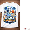 NKCtees Bluey NCAA Tournament 2026 Basketball T-Shirt  Cute Cartoon Slam Dunk Fan Tee Unisex T-shirt, Sweatshirt, Hoodie, Long Sleeve Tee - T-Shirt, Sweatshirt, Hoodie