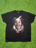 Modern Halloween Clown Big Head Black T-shirt Tagged Mens XL Unisex T-shirt, Sweatshirt, Hoodie, Long Sleeve Tee - T-Shirt, Sweatshirt, Hoodie