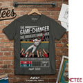 NKCtees Jo Adell The Game-Changer Graphic Tee  Angels 1-0 Victory Wall Thief Edition  Charcoal - T-Shirt, Sweatshirt, Hoodie
