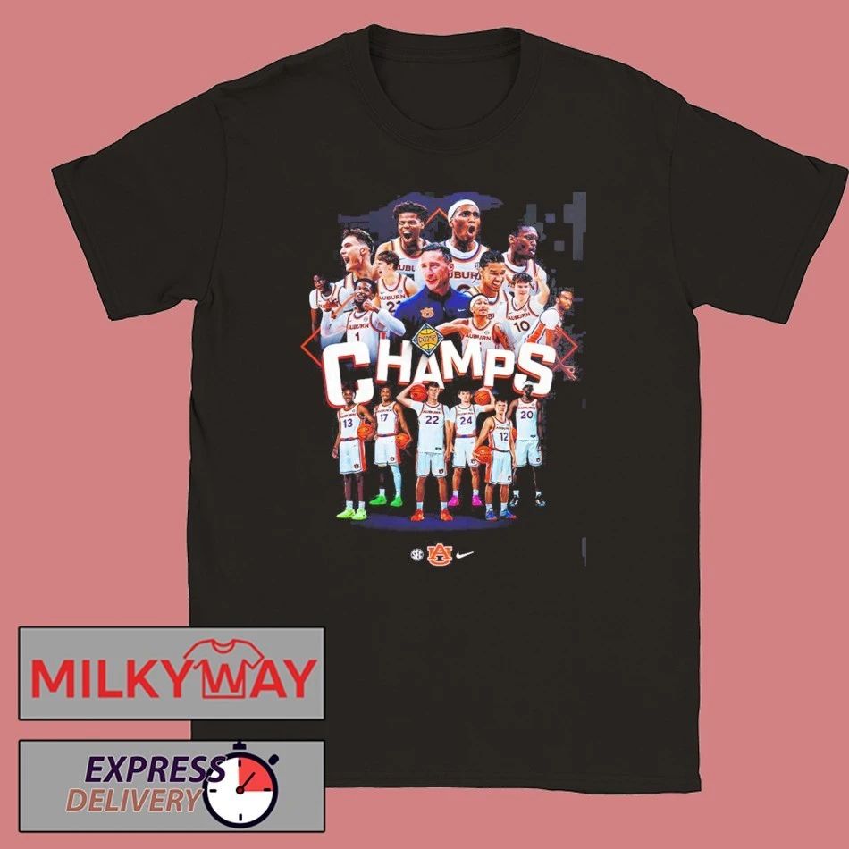 Auburn Tigers Mens Basketball 2026 NIT Champions Team Members T-Shirt Unisex T-shirt, Sweatshirt, Hoodie, Long Sleeve Tee - T-Shirt, Sweatshirt, Hoodie