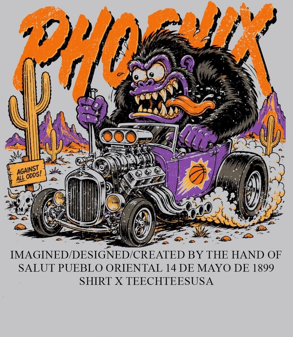 Phoenix Suns 2026 Playoffs King Kong driving shirt Unisex T-shirt, Sweatshirt, Hoodie, Long Sleeve Tee - T-Shirt, Sweatshirt, Hoodie