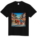 Japanese Ukiyo-e Street Scene T-Shirt  Traditional Edo Art Graphic Tee Unisex T-shirt, Sweatshirt, Hoodie, Long Sleeve Tee - T-Shirt, Sweatshirt, Hoodie