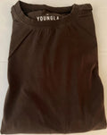 Mens XL Young GLA Brown Long Sleeve Tshirt - Gently Used Unisex T-shirt, Sweatshirt, Hoodie, Long Sleeve Tee - T-Shirt, Sweatshirt, Hoodie
