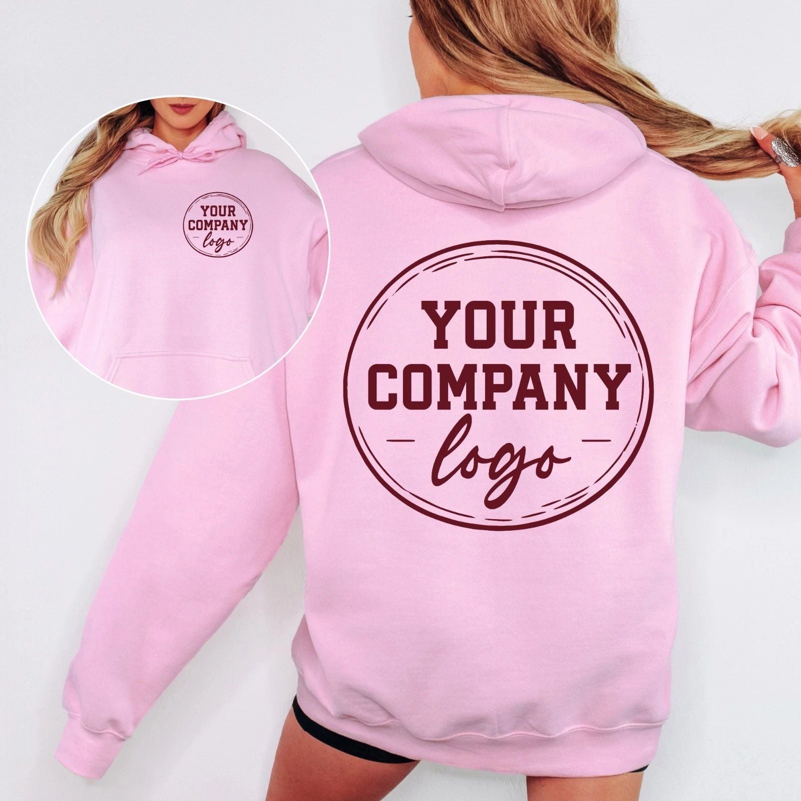 Custom Hoodie  your logo Gildan personalized graphic tee business team Unisex T-shirt, Sweatshirt, Hoodie, Long Sleeve Tee - T-Shirt, Sweatshirt, Hoodie