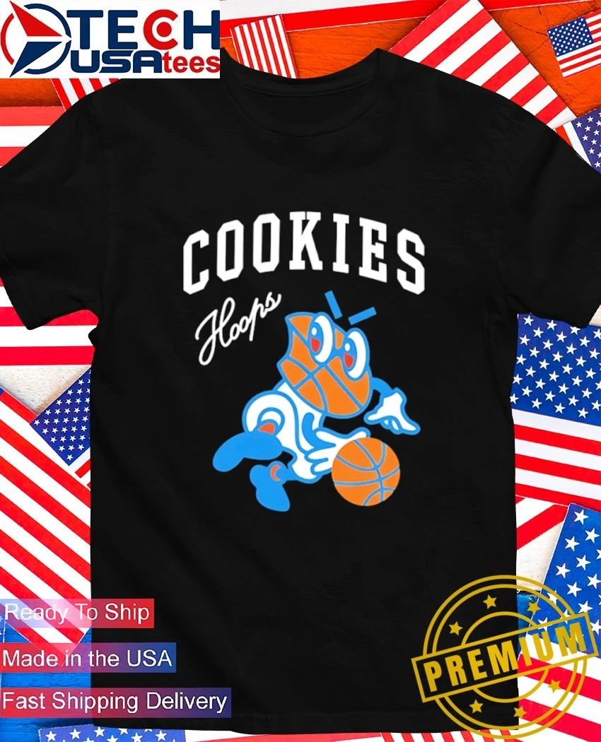 Cookies hoops basketball shirt Unisex T-shirt, Sweatshirt, Hoodie, Long Sleeve Tee - T-Shirt, Sweatshirt, Hoodie