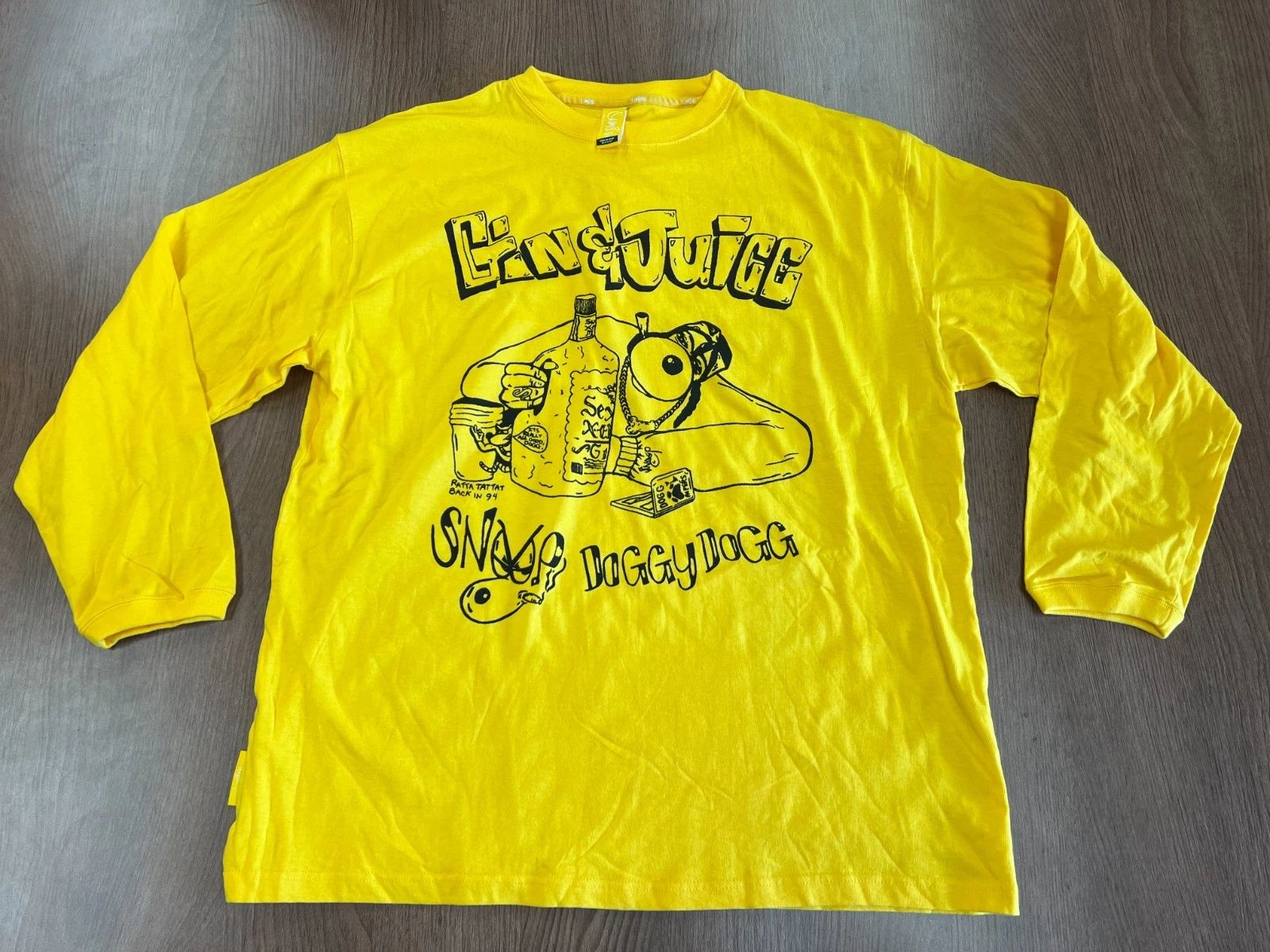 VINTAGE SNOOP DOGG CLOTHING T SHIRT XL 90S GIN AND JUICE RAP TEE NOS DEADSTOCK Unisex T-shirt, Sweatshirt, Hoodie, Long Sleeve Tee - T-Shirt, Sweatshirt, Hoodie