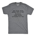 Mens You Know What Seems Odd? Numbers That Aren't Divisible By Two T Shirt Funny Unisex T-shirt, Sweatshirt, Hoodie, Long Sleeve Tee - T-Shirt, Sweatshirt, Hoodie