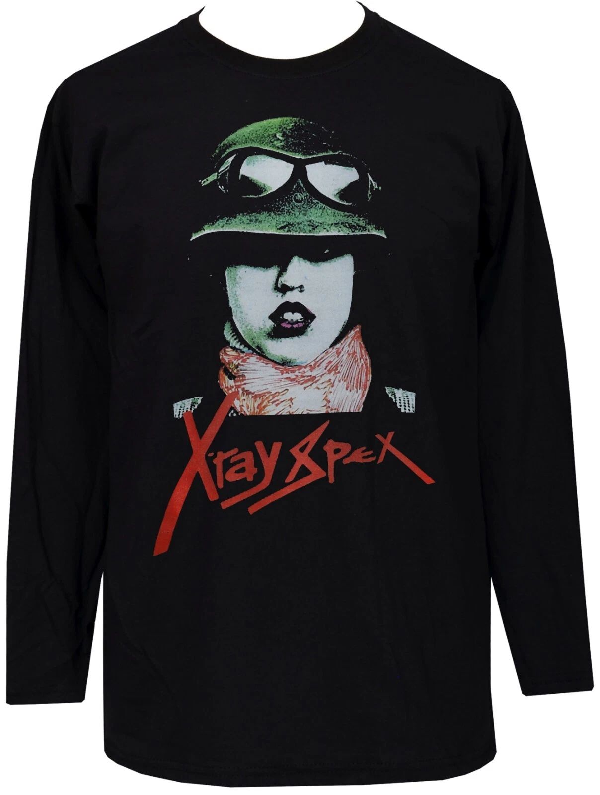 X-Ray Spex Men's Long Sleeve Punk T-Shirt Poly Styrene 1977 Germfree Unisex T-shirt, Sweatshirt, Hoodie, Long Sleeve Tee - T-Shirt, Sweatshirt, Hoodie