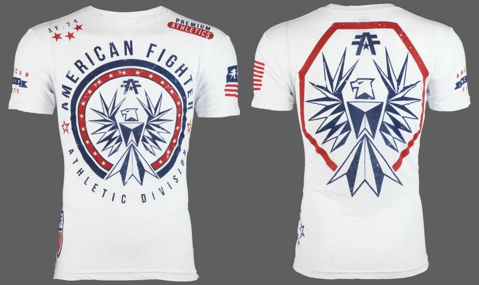 AMERICAN FIGHTER Somerset White Athletic Mens Crewneck T-shirt L-3XL NWT Unisex T-shirt, Sweatshirt, Hoodie, Long Sleeve Tee - T-Shirt, Sweatshirt, Hoodie